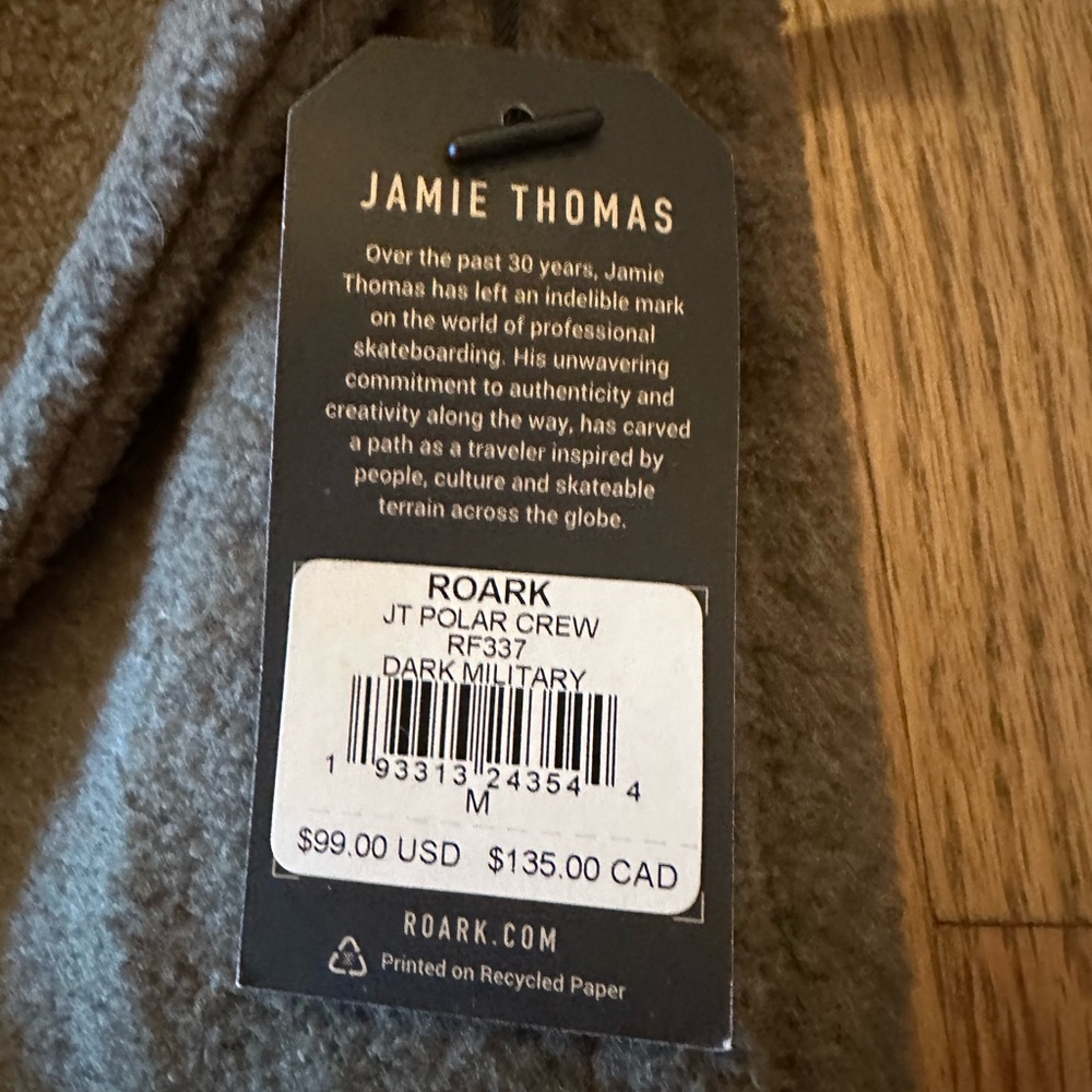 Roark Crewneck Sweater in Olive (NWT) - Picture 4 of 4